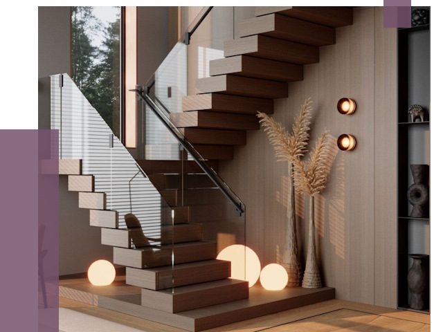 Изготовление и монтаж лестниц в Полысаеве от 87406 руб. | ПРОЛЁТ-Плс