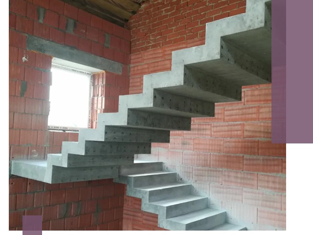 Бетонные лестницы под ключ в Полысаеве: монтаж, демонтаж, ремонт