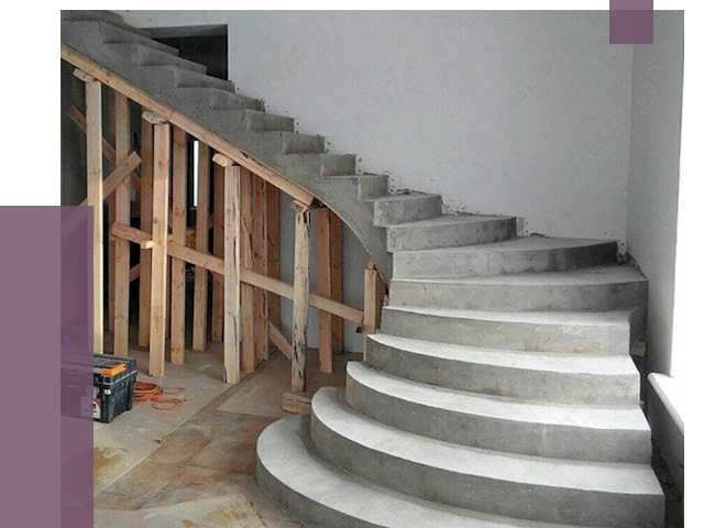 Изготовление бетонных лестниц под ключ в Полысаеве от 20052 руб. | ПРОЛЁТ-Плс