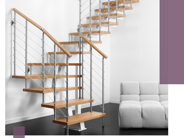 Модульные лестницы под ключ в Полысаеве — монтаж и изготовление