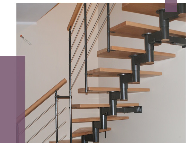 Изготовление модульных лестниц в Полысаеве от 11568 руб. 