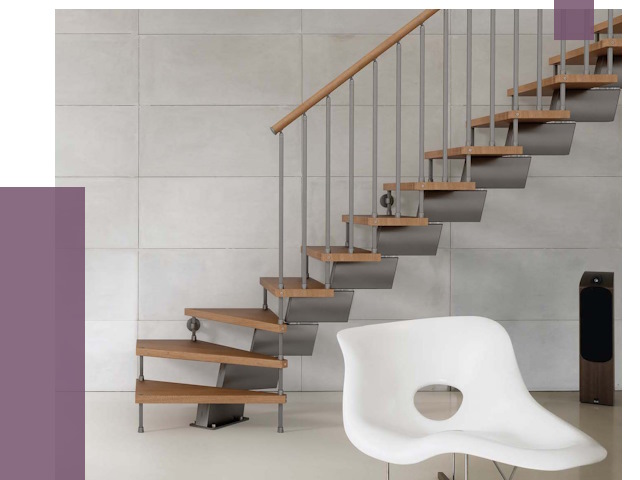 Монтаж модульных лестниц в Полысаеве от 6375 руб. 