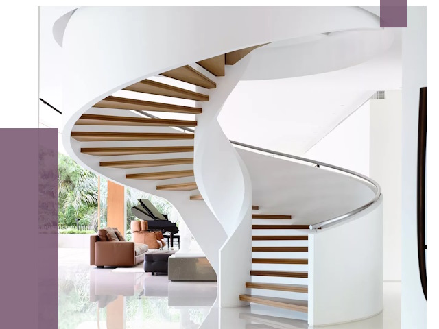 Винтовые лестницы в Полысаеве под ключ от 48844 руб. | ПРОЛЁТ-Плс