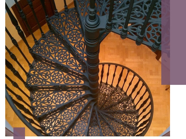 Винтовые лестницы под ключ в Полысаеве: производство и монтаж