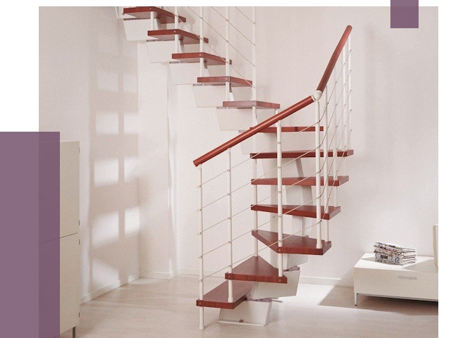 Изготовление лестниц на больцах в Полысаеве от 9769 руб. | ПРОЛЁТ-Плс