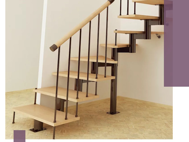 Монтаж лестниц на больцах в Полысаеве — быстро и надежно