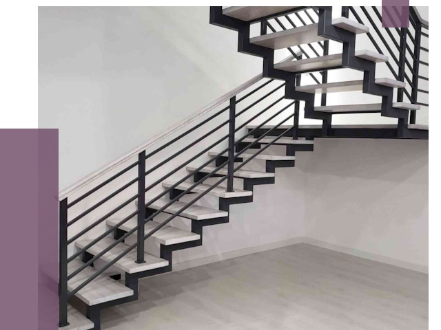 Лестницы на металлокаркасе под ключ в Полысаеве от 12854 руб. | ПРОЛЁТ-Плс