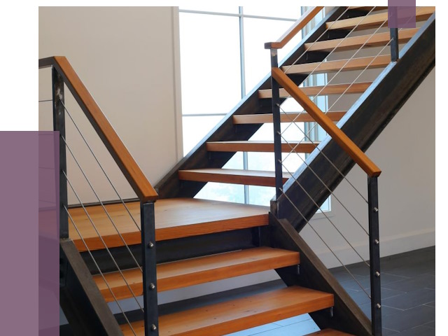 Изготовление лестниц на металлокаркасе в Полысаеве от 19024 руб. | ПРОЛЁТ-Плс