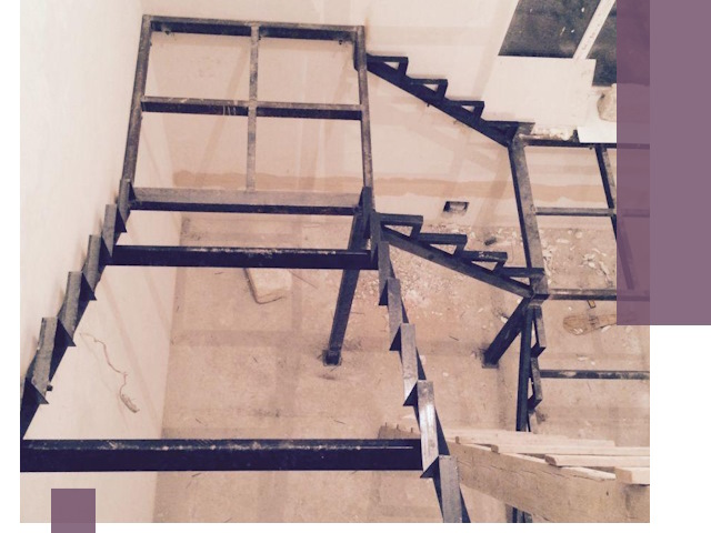 Монтаж лестниц на металлокаркасе в Полысаеве быстро и качественно