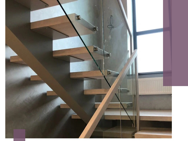 Изготовление лестниц на монокосоуре в Полысаеве с монтажом и гарантией