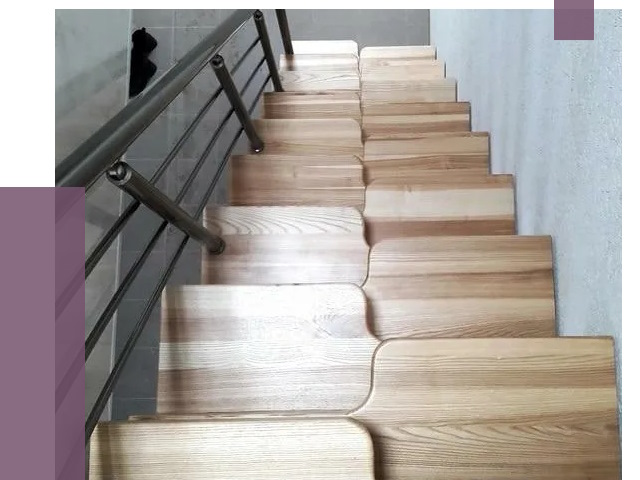 Лестницы гусиный шаг в Полысаеве от 13111 руб. под ключ | ПРОЛЁТ-Плс