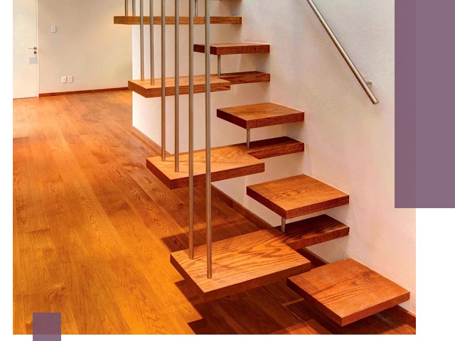 Лестницы «гусиный шаг» на заказ в Полысаеве для узких пространств