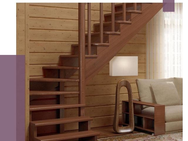 Лестницы эконом класса в Полысаеве от 18355 руб. бюджетные решения