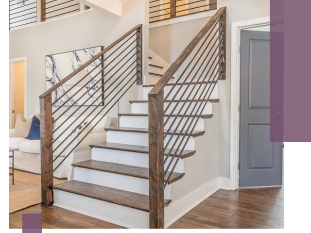 Лестницы для коттеджа под ключ в Полысаеве — изготовление и монтаж