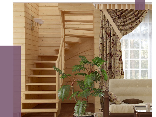 Лестницы для дачи в Полысаеве от 76351 руб.  | ПРОЛЁТ-Плс