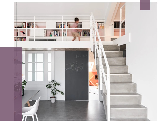 Лестницы для двухуровневой квартиры в Полысаеве от 177382 руб. | ПРОЛЁТ-Плс