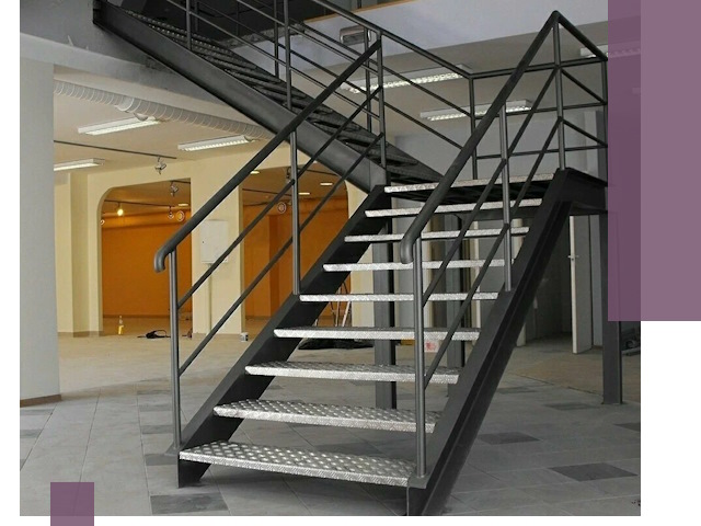 Лестницы для офиса в Полысаеве: изготовление, монтаж, демонтаж