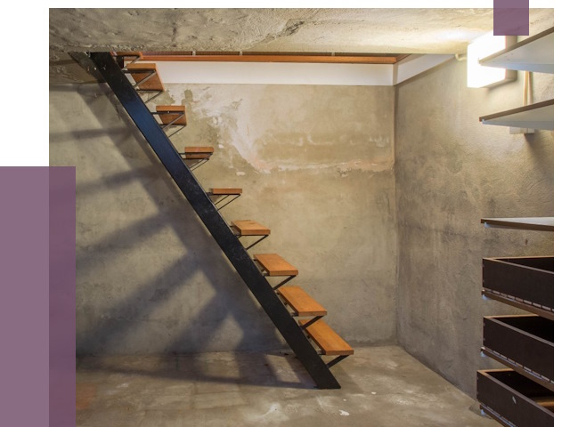 Лестницы в подвал в Полысаеве от 13214 руб. — монтаж | ПРОЛЁТ-Плс