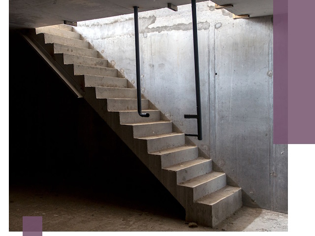 Изготовление и монтаж лестниц в подвале в Полысаеве