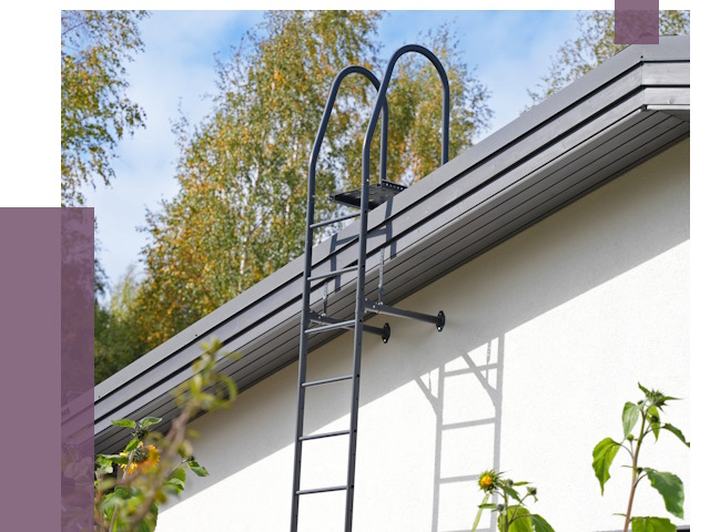 Лестницы на крышу в Полысаеве от 19229 руб. — монтаж и монтаж ПРОЛЁТ-Плс