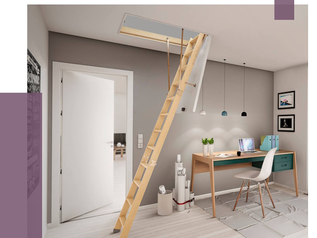 Чердачные лестницы в Полысаеве — от 14653 руб. | ПРОЛЁТ-Плс