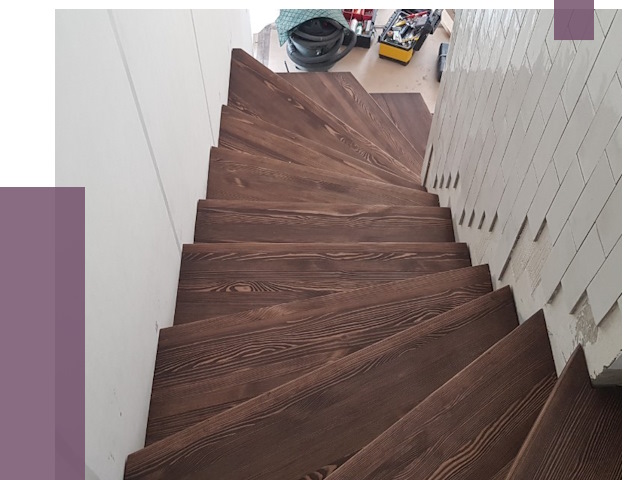 Замена ступеней лестницы в Полысаеве от 8432 руб.  | ПРОЛЁТ-Плс