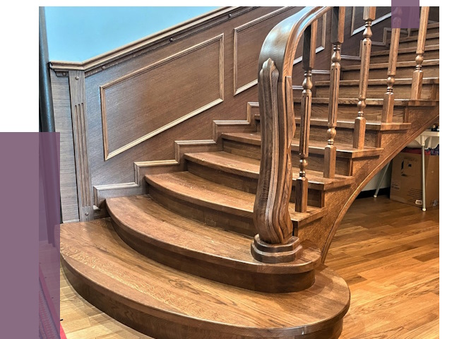 Дубовые лестницы под ключ в Полысаеве от 177382 руб. — ПРОЛЁТ-Плс