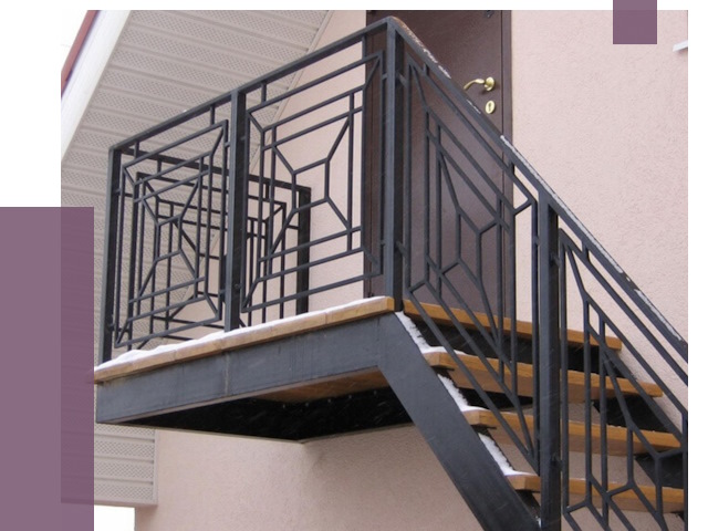 Металлические перила в Полысаеве от 4319 руб.  | ПРОЛЁТ-Плс