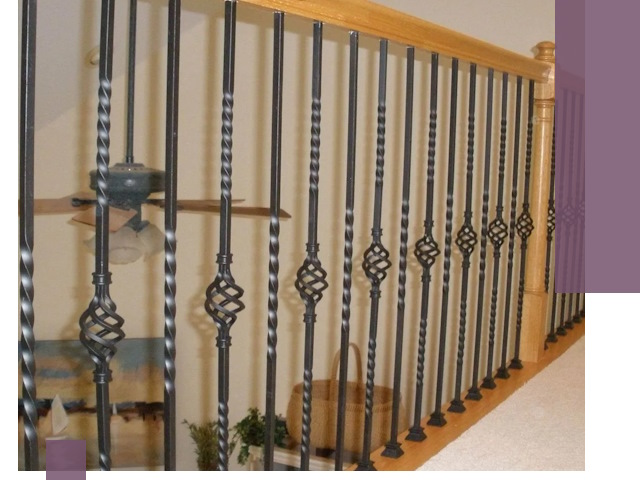 Изготовление и монтаж кованных перил в Полысаеве под ключ