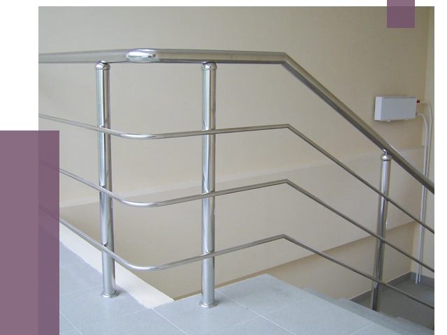 Алюминиевые перила в Полысаеве от 6375 руб. под ключ | ПРОЛЁТ-Плс