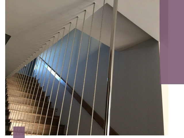 Тросовые перила под ключ в Полысаеве — производство и монтаж