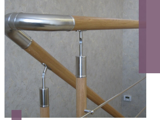 Комбинированные перила на заказ в Полысаеве — монтаж и производство