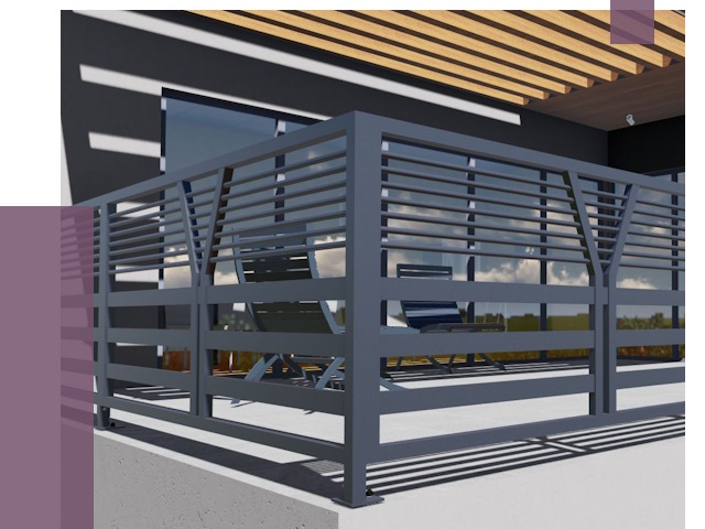 Изготовление балконных ограждений в Полысаеве от 10797 руб. | ПРОЛЁТ-Плс