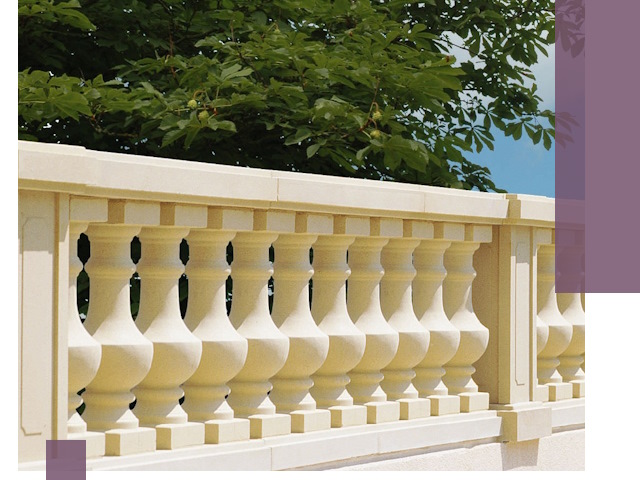 Установка балюстрады в Полысаеве: изготовление и монтаж под ключ