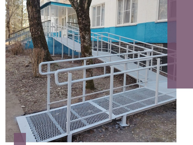 Пандусы под ключ в Полысаеве: изготовление, монтаж и демонтаж