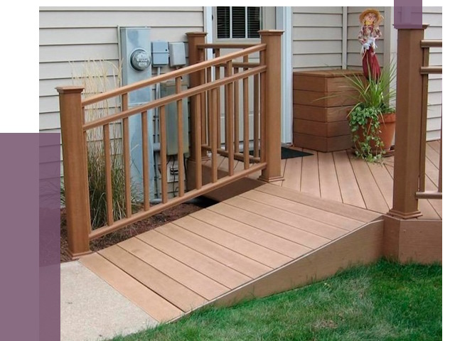 Пандус на крыльцо в Полысаеве под ключ от 7815 руб. 