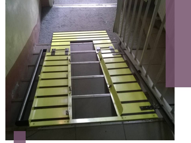 Профессиональный монтаж пандуса в подъезд в Полысаеве