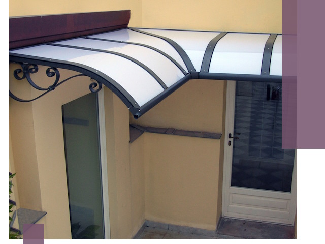 Монтаж козырьков любой сложности в Полысаеве под ключ