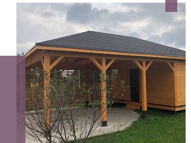Навесы под ключ в Полысаеве от 48587 руб.  | ПРОЛЁТ-Плс