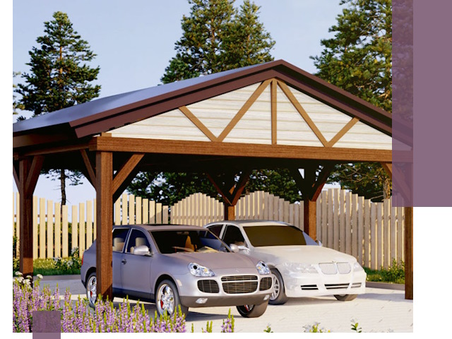 Навесы для автомобиля в Полысаеве — изготовление и монтаж
