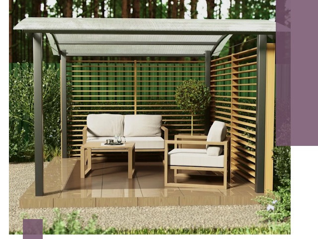 Навесы для дачи в Полысаеве: изготовление, монтаж и демонтаж