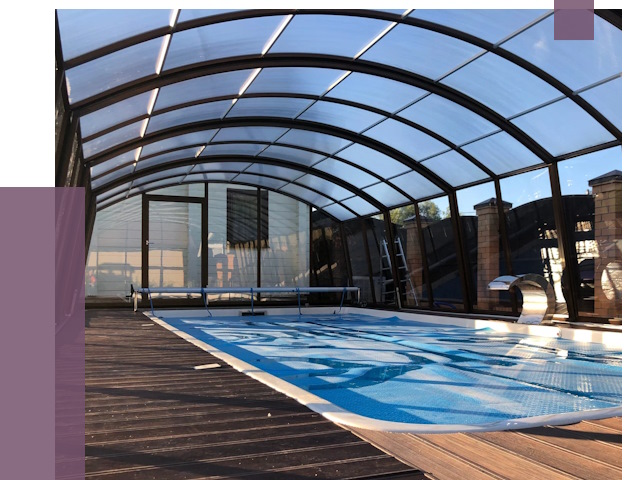 Навесы для бассейна в Полысаеве от 16864 руб. под ключ | ПРОЛЁТ-Плс