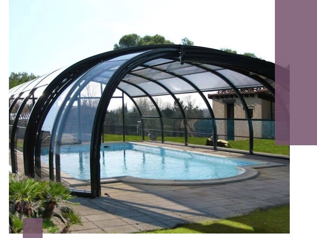 Навесы для бассейна в Полысаеве: изготовление и монтаж под ключ