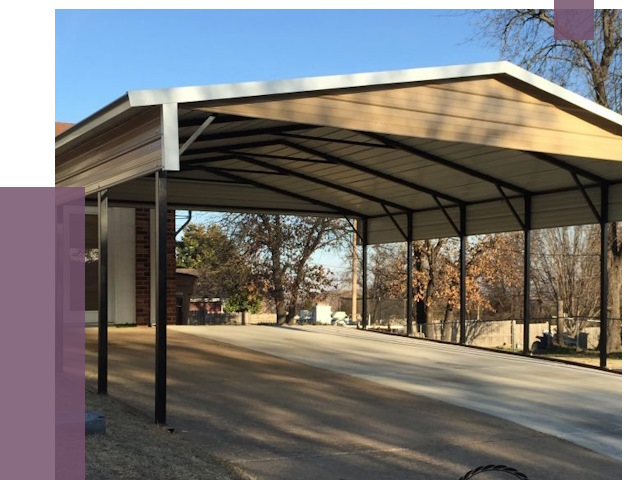 Двускатные навесы в Полысаеве от 8072 руб.  | ПРОЛЁТ-Плс