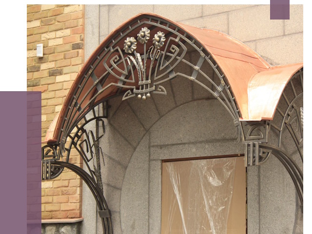 Арочные козырьки в Полысаеве от 14653 руб. 