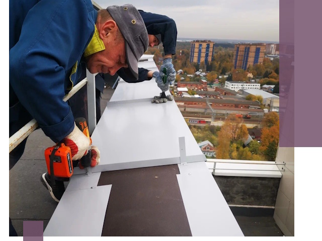 Монтаж парапетов в Полысаеве — установка прочных металлических ограждений