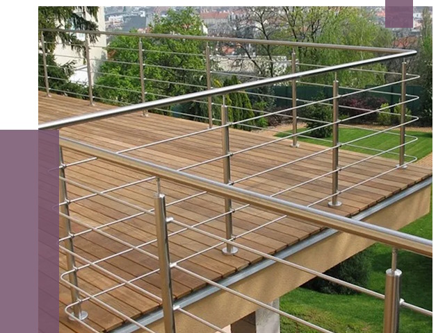 Алюминиевые парапеты в Полысаеве под ключ от 7815 руб. 