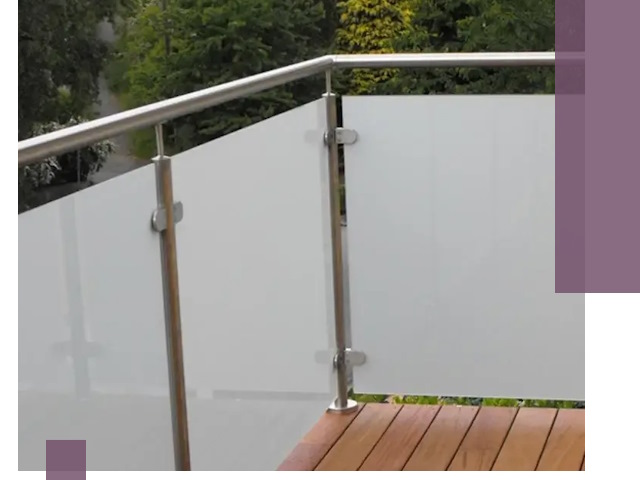 Алюминиевые парапеты для балконов и террас в Полысаеве