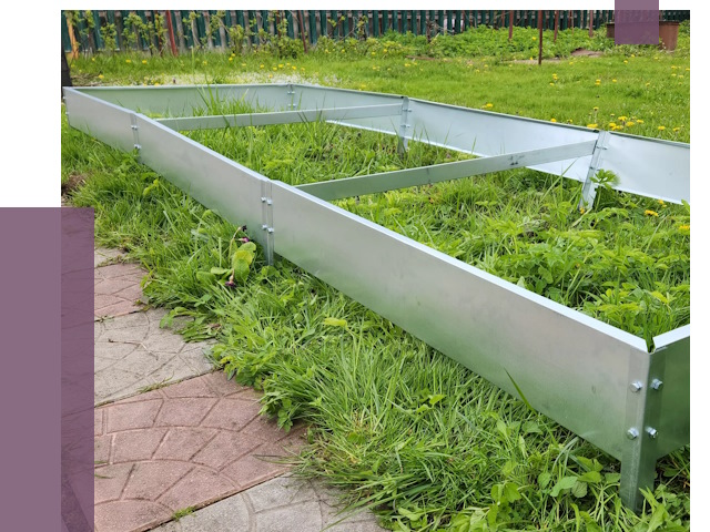 Металлические бордюры для грядок в Полысаеве от 1800 руб. 
