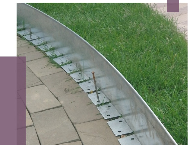 Металлические бордюры для тротуаров в Полысаеве от 8741 руб.